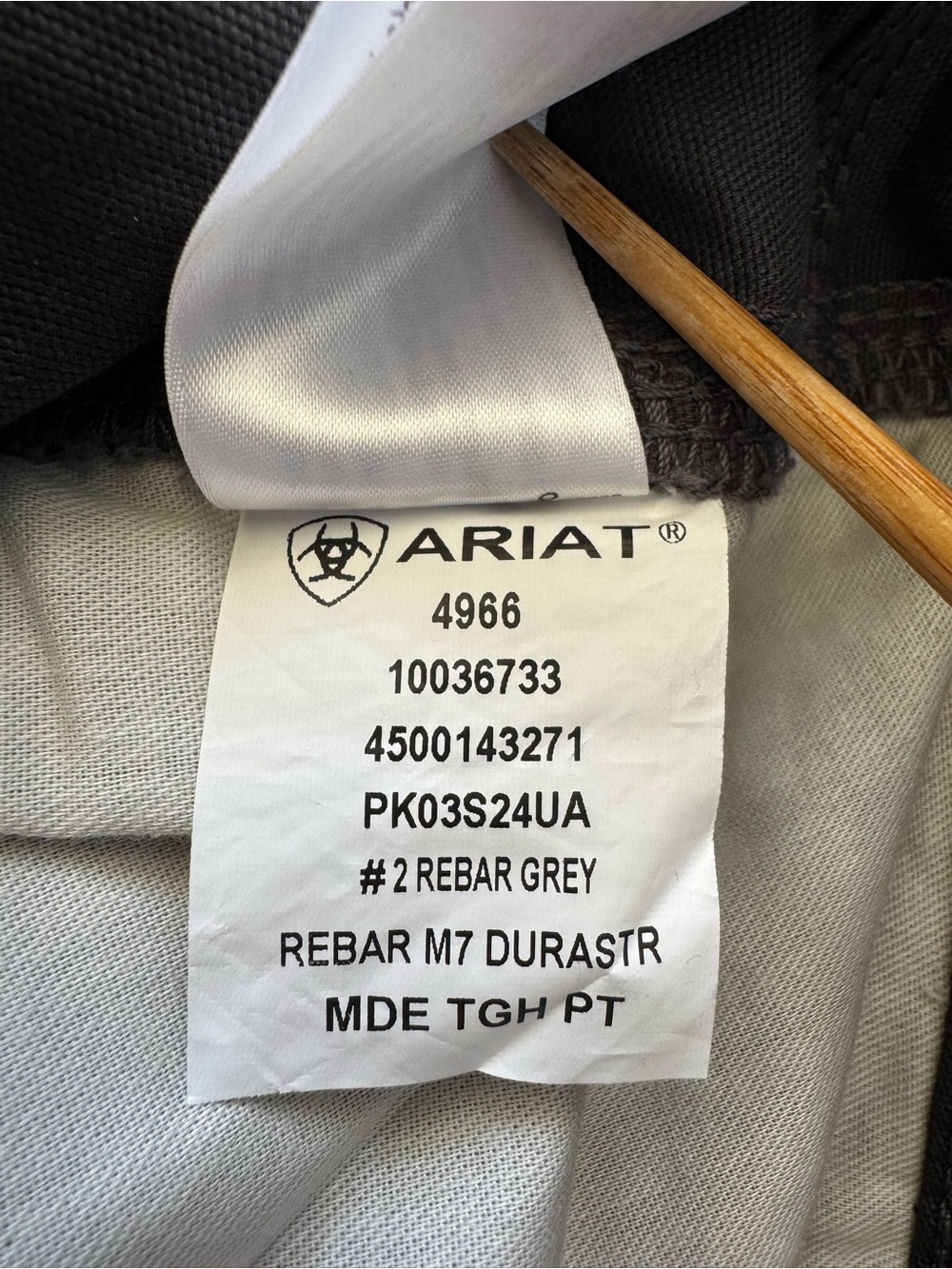 NWT Ariat Men's Rebar M7 Durastretch Made Tough Straight Leg Work Pants 32x30 - Picture 10 of 15